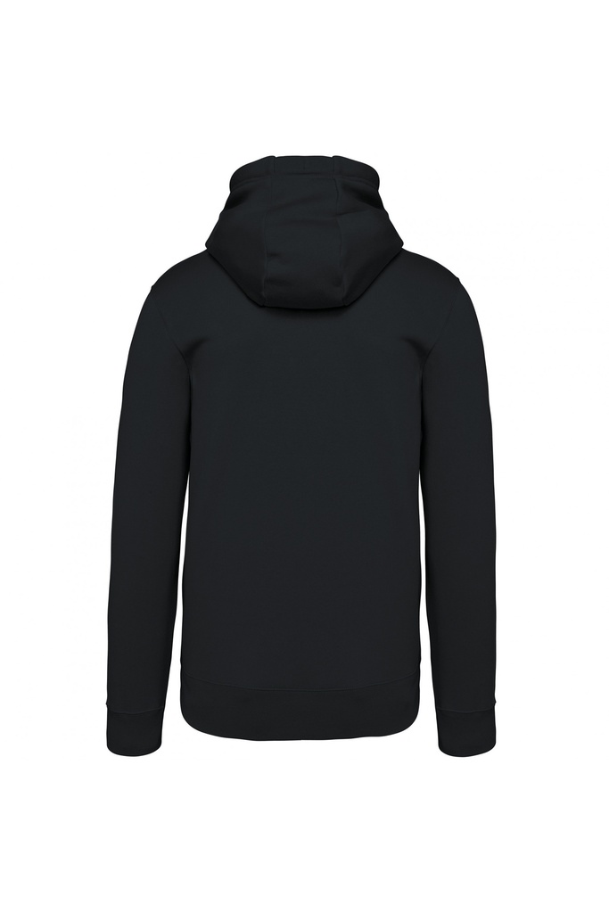 K489 - Hooded Sweater Zwart - Rugzijde