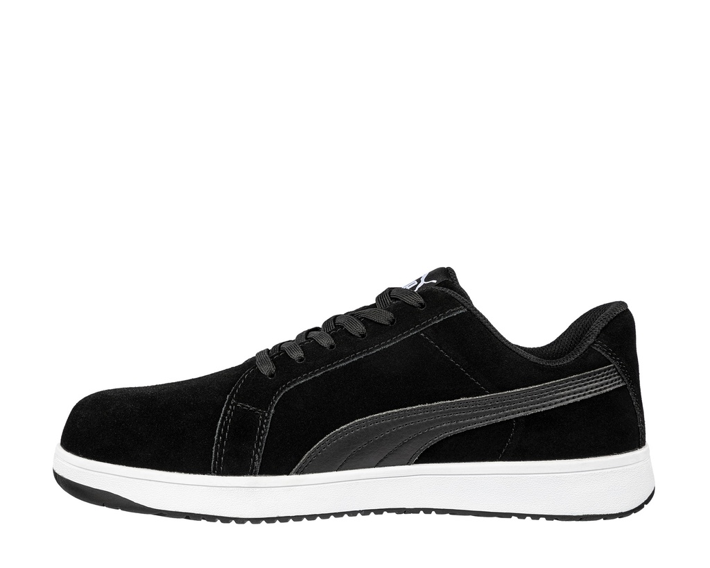  ICONIC LOW suede lage werkschoen Zwart