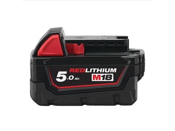 Milwaukee M18 B5 - 5.0Ah - Zijkant