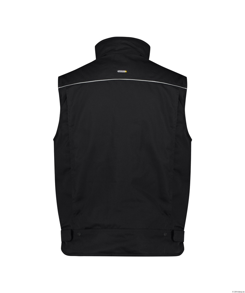 Dassy Mons Bodywarmer Zwart - Rugzijde