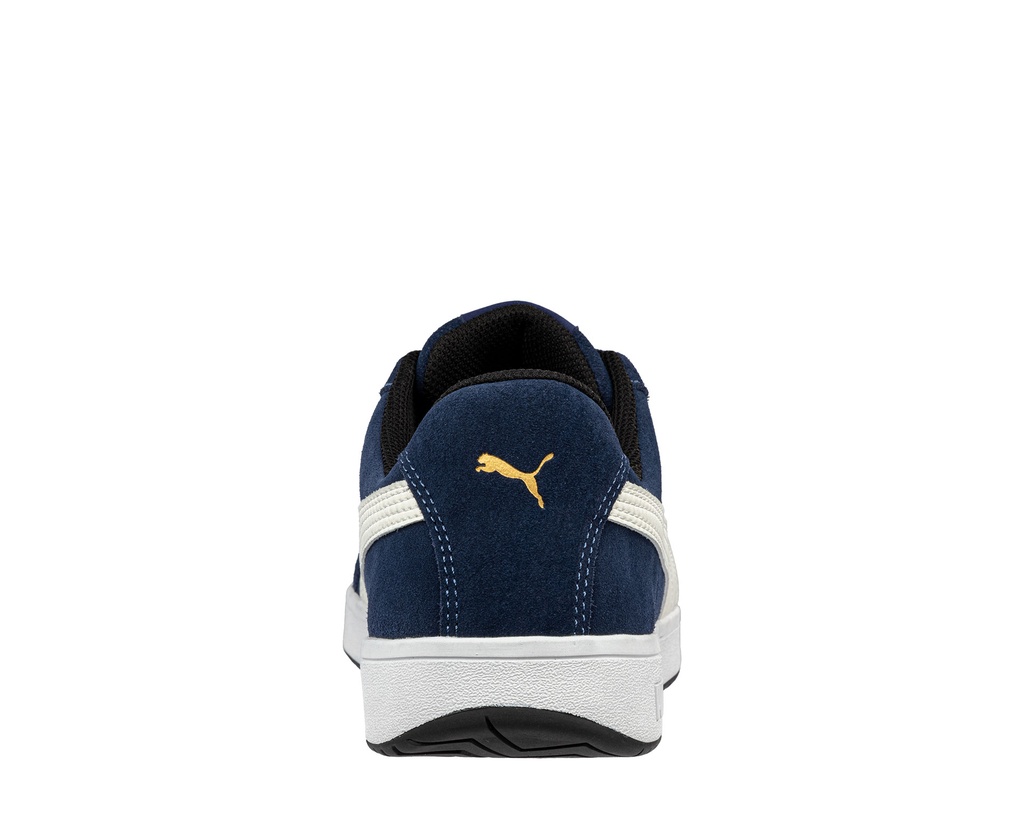  ICONIC LOW suede lage werkschoen navy