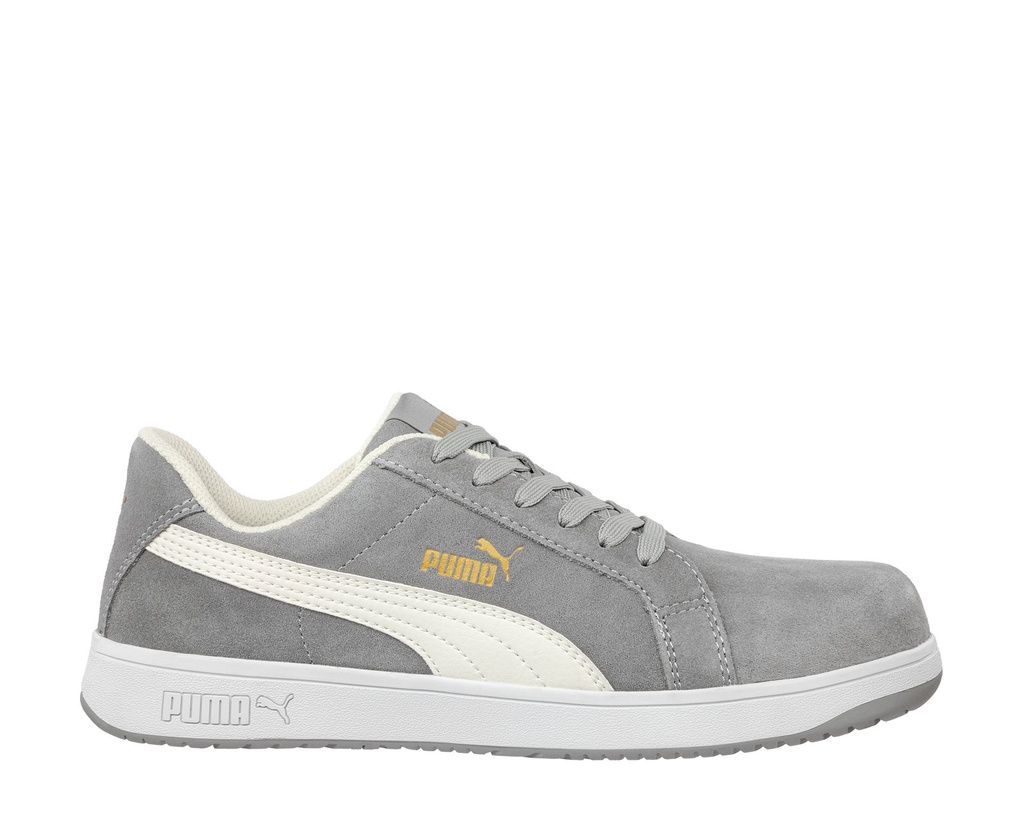  ICONIC LOW suede lage werkschoen grey