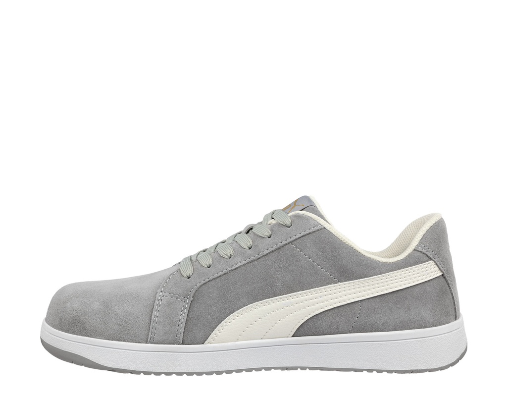  ICONIC LOW suede lage werkschoen grey