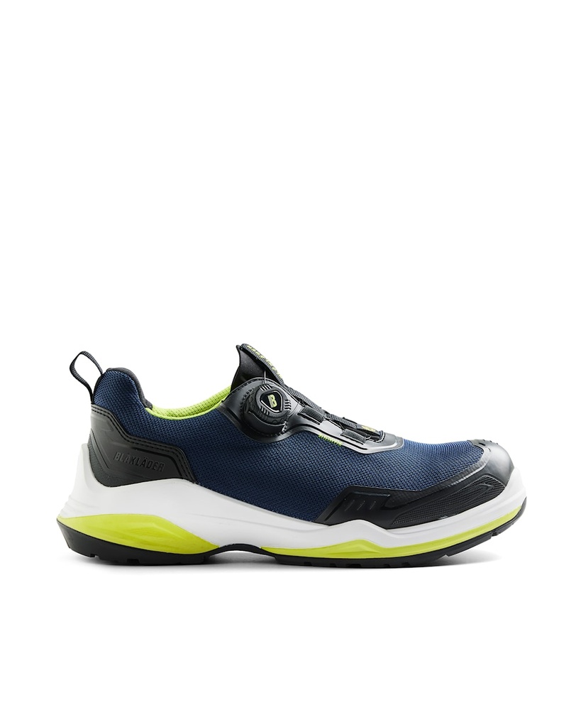 2486-8643 Striker veiligheidsschoen S3S - Blauw-Lime Groen - Zijkant
