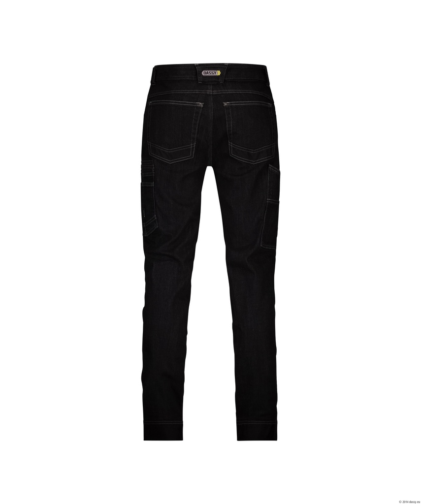 Osaka Stretch Jeansbroek Blauw - Rugzijde