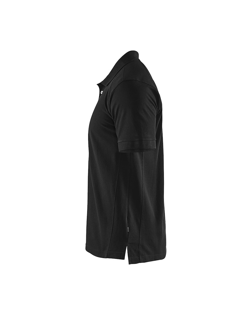 3324 - Piqué Polo Zwart - Linkerzijde