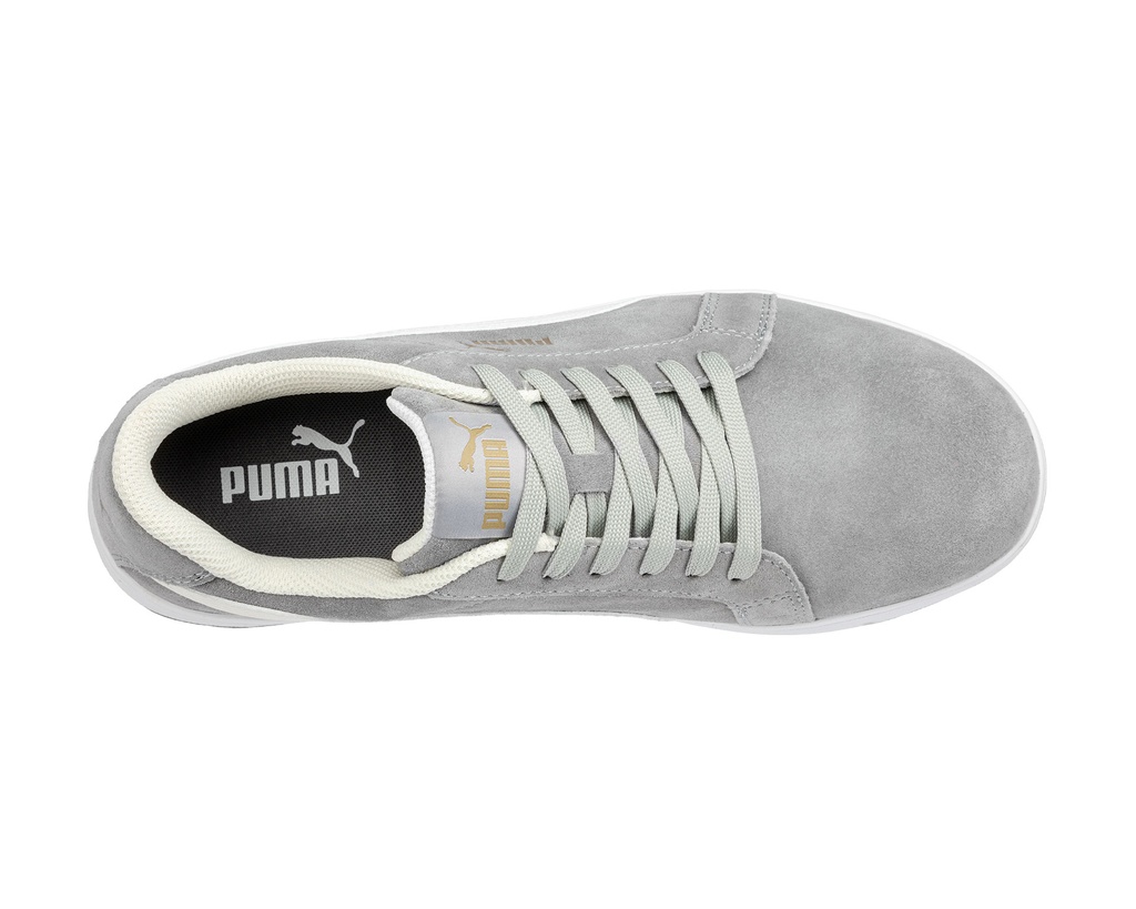  ICONIC LOW suede lage werkschoen grey