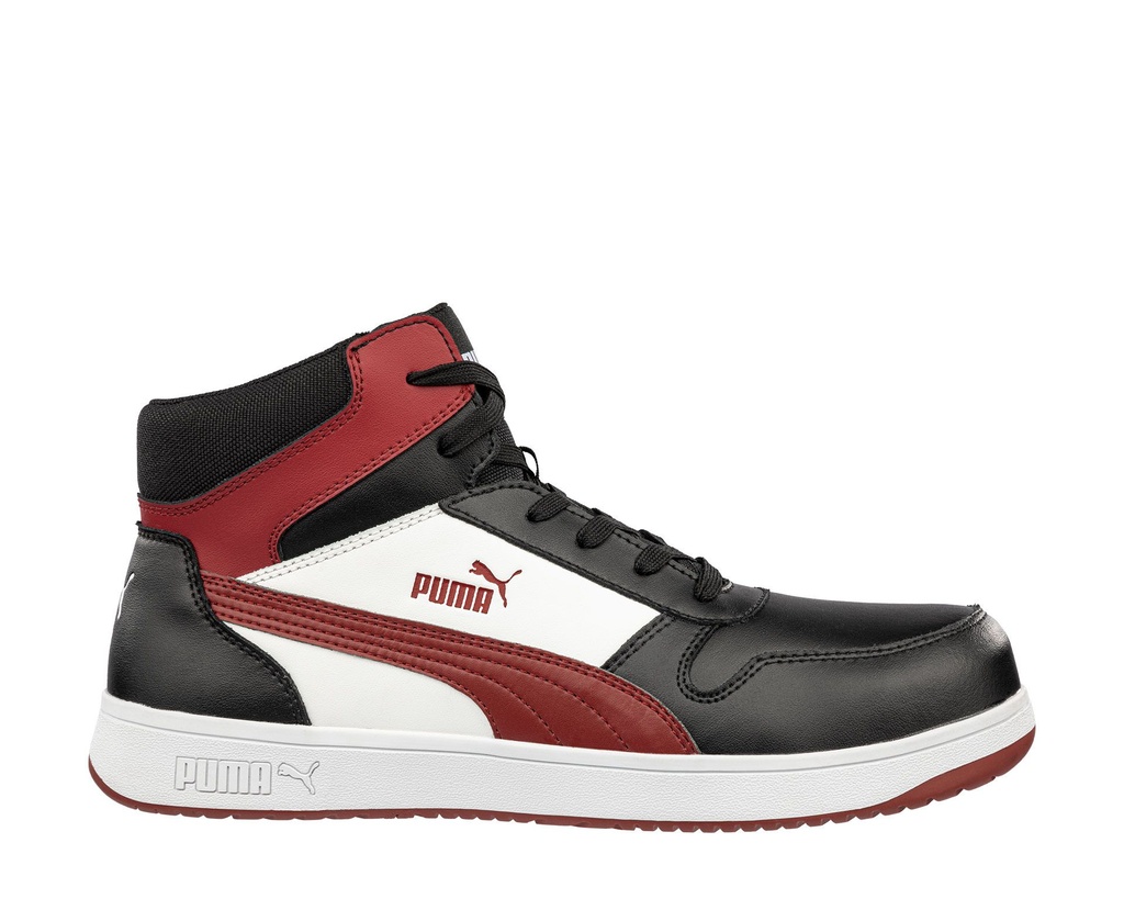 Frontcourt MID werkschoen BLK/WHT/RED