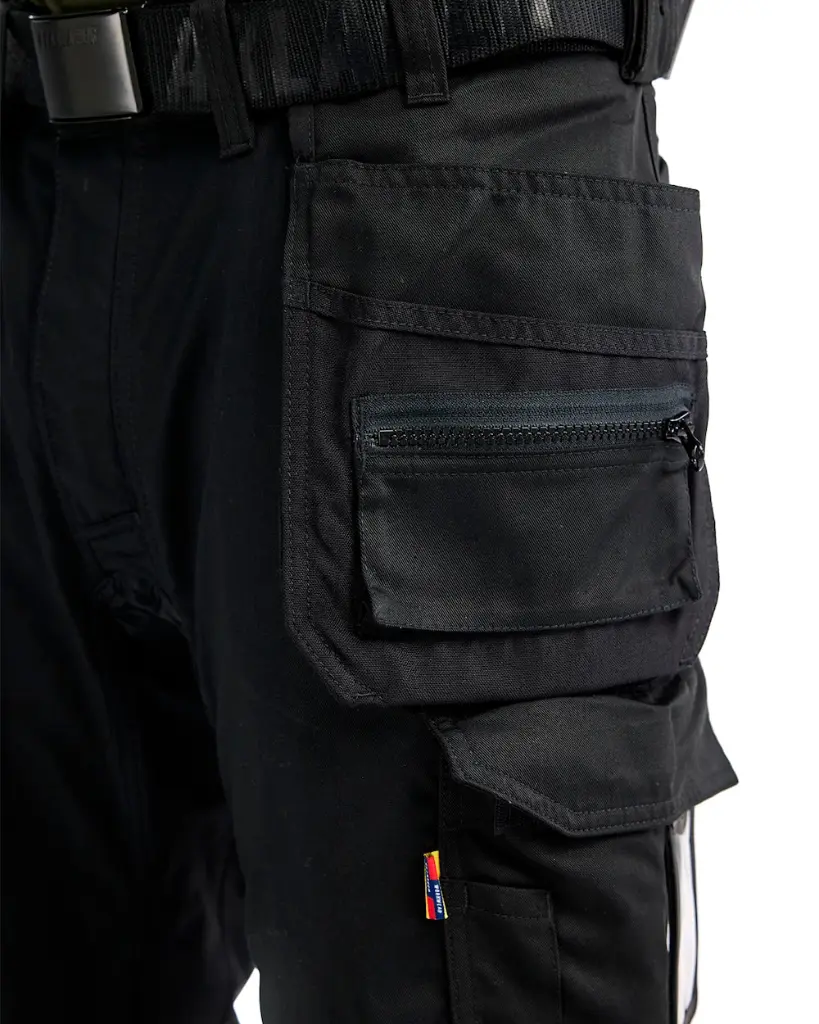 175018329900_Werkbroek 2-Weg Stretch_Zwart_Pocketzak_Links.webp