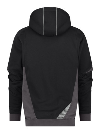 Dassy Lunax Hoodie Zwart-Grijs Rug