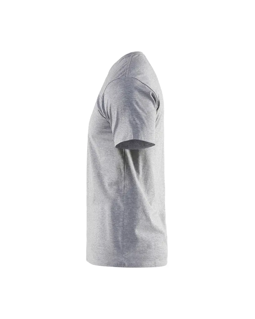 353310599000_T-Shirt_Slim_Fit_Grey_Melange_Linkerzijde.webp