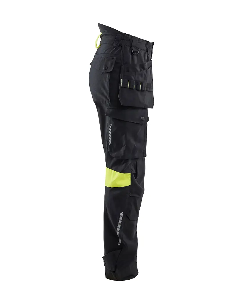 710815129933_Inherent_Multinorm_Dames_Pocketbroek_Zwart_Geel_Rechterzijde.webp