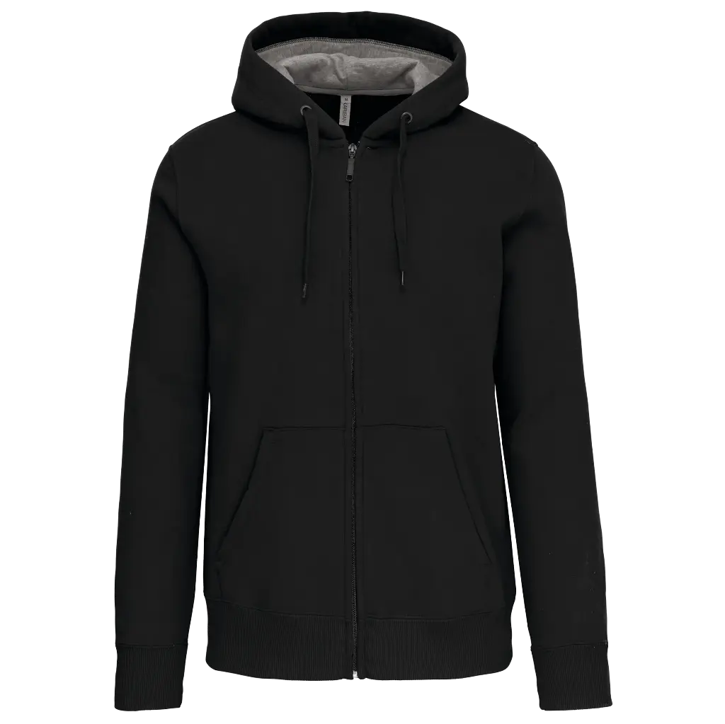 K444 - Sweat-shirt zippé capuche unisexe 360gr