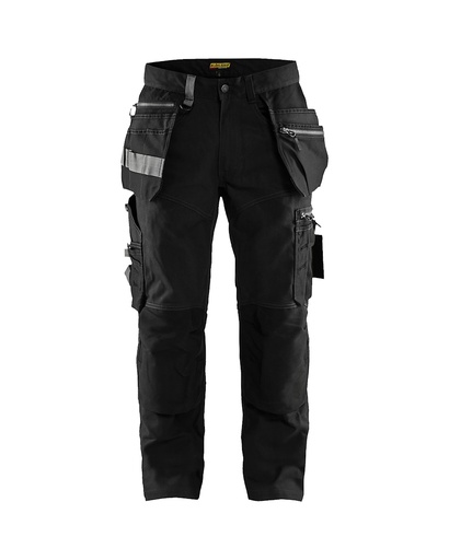 1590 1343 Pantalon artisan stretch avec poches flottantes