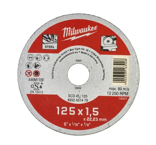 [MI.4932451479] 4932 4514 79 Disques à tronçonner pour métaux CONTRACTOR - Minces SCS41 125x1.5m