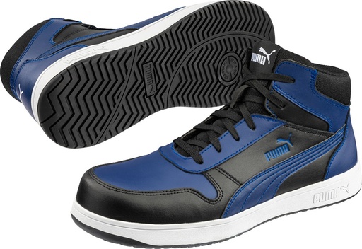 Frontcourt MID werkschoen BLK/BLUE/WHI