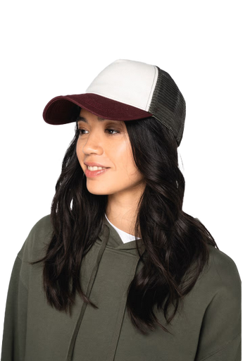 NS035 - Casquette trucker écoresponsable 5 panneaux unisexe