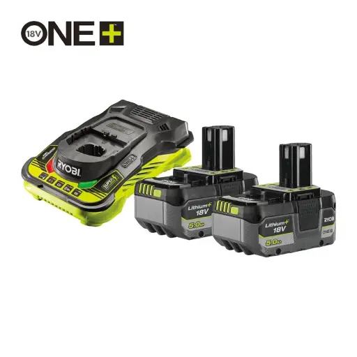 [RY.5133005575] RC18150-250X - Pack chargeur ultra rapide 5,0 A + 2 Batteries Lithium+ 18V ONE+™